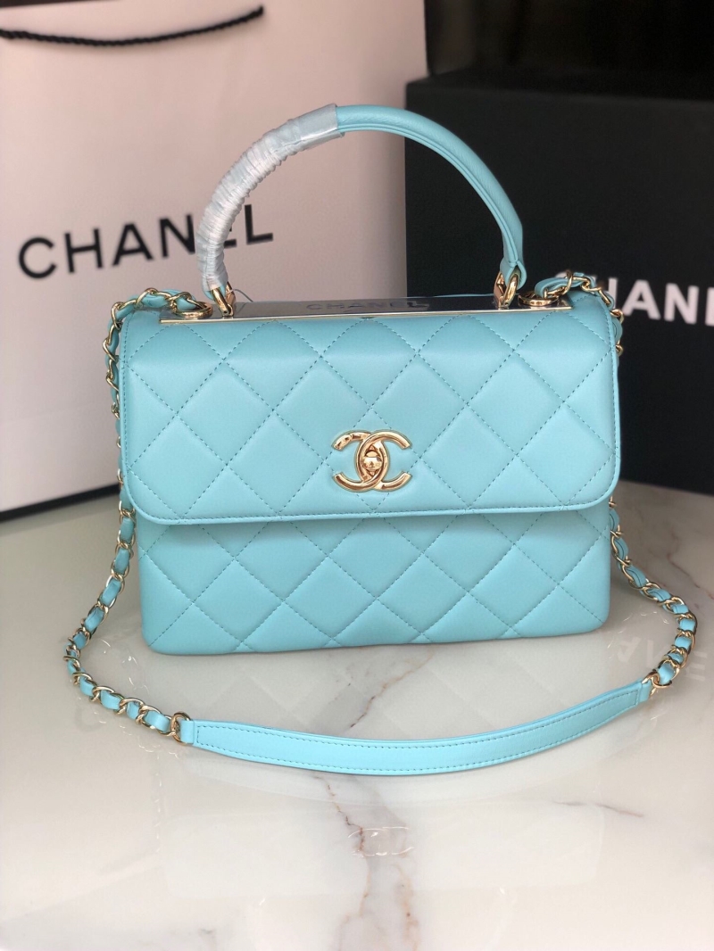 Ch**el top handle bags